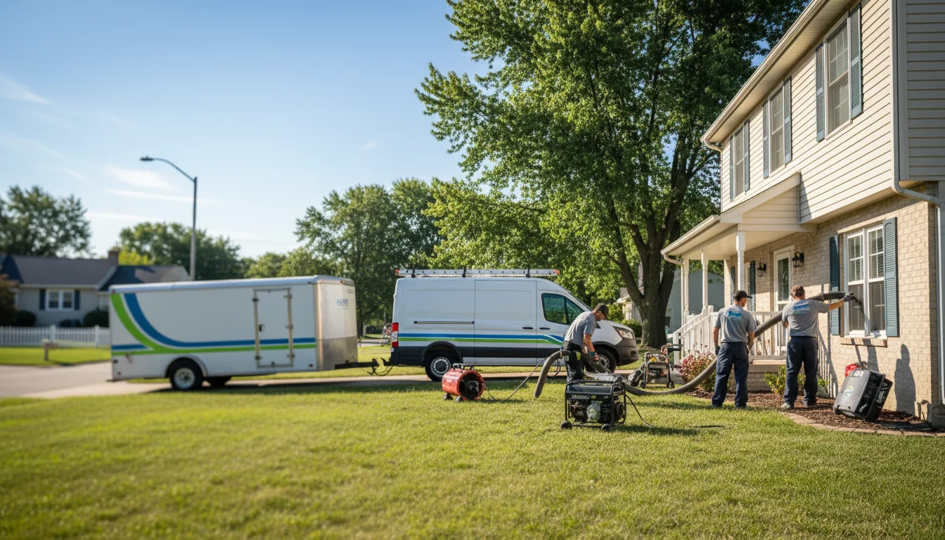 Flooded Basement Restoration And Cleanup With Repair in Hager City, WI near me